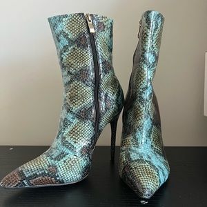 Simmi Snake Skin Boots